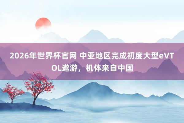 2026年世界杯官网 中亚地区完成初度大型eVTOL遨游，机体来自中国