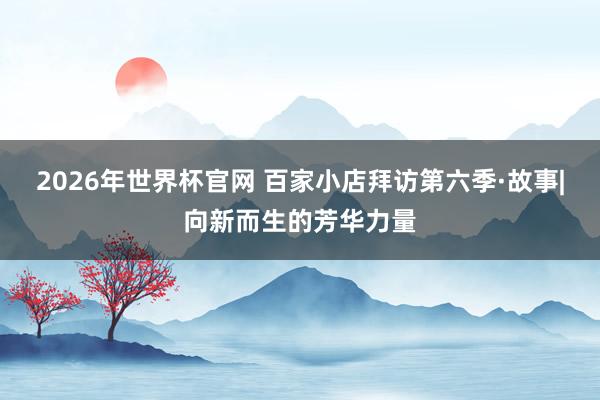 2026年世界杯官网 百家小店拜访第六季·故事|向新而生的芳华力量